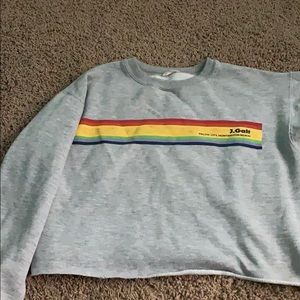 brandy melville cropped sweatshirt